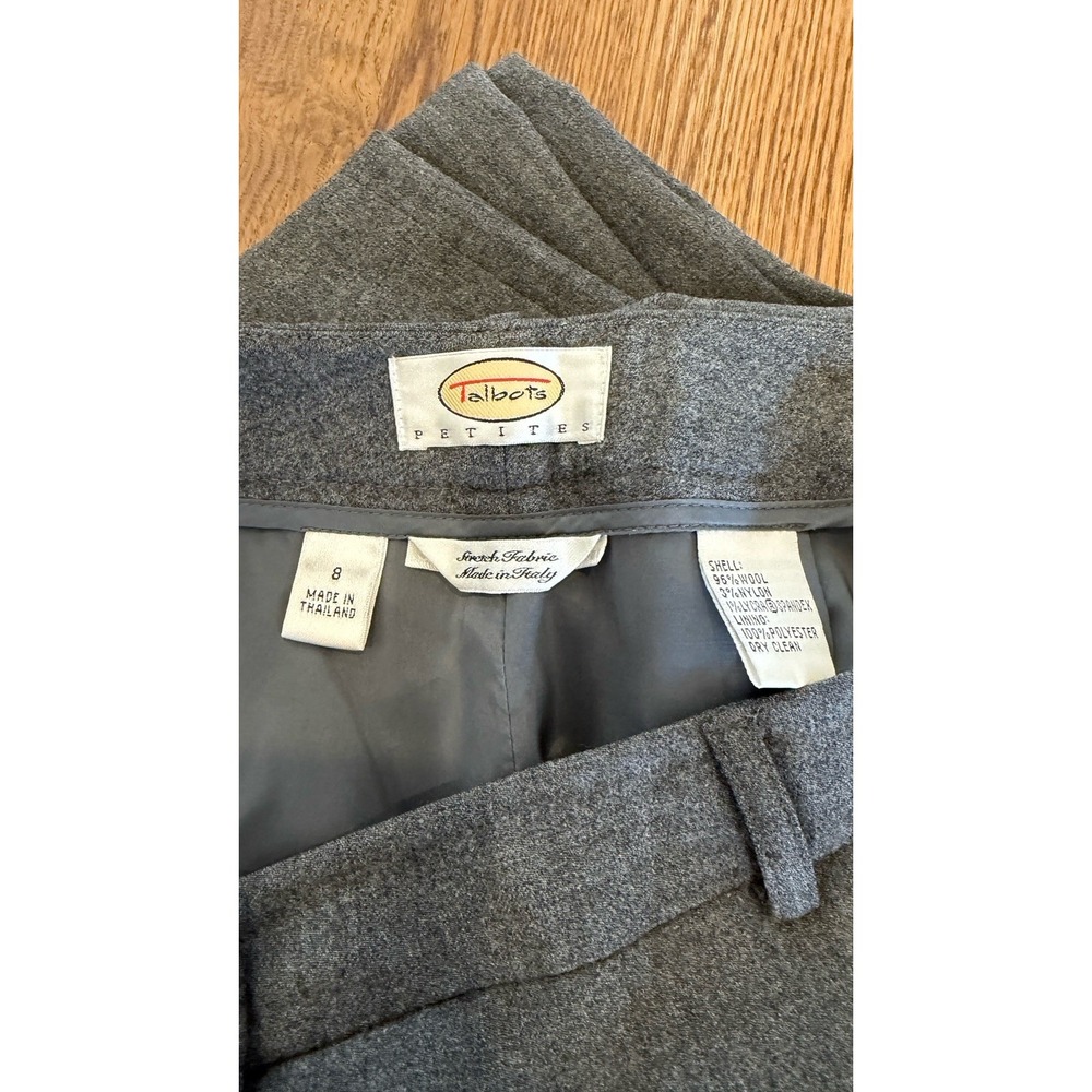 Lot of 3 Talbots Pants – SZ 8 & 8 Petite, Crop, Wool, Stretch See All Photos - Picture 9 of 16